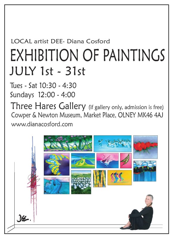 OLNEY EXHIBITION EXTENDED until SUNDAY 4th AUGUST<BR><BR>